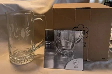 Princess House Heritage Beer Mug Pair 412  Set Of 2