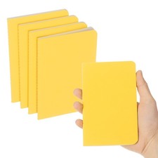 4 Pack A6 Notebook, A6 Journal Mini Notebook Pocket Kraft,Gold