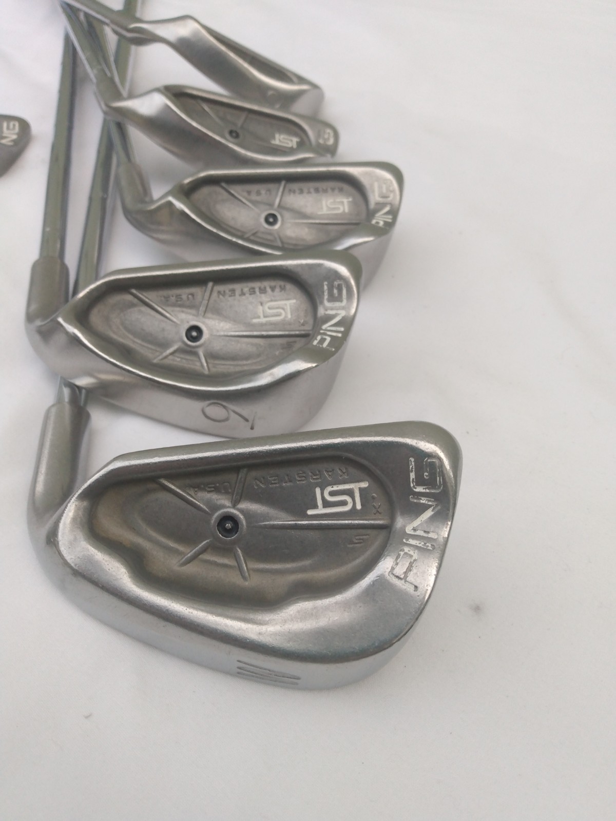 Ping ISI Iron Set 2-PW Black Dot Cushin JZ X Stiff Steel Shaft Right Handed
