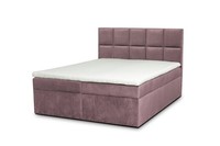 Elegantes Rosa Boxspringbett 160×200 Bett Mit Matratze Stauraum Und Topper
