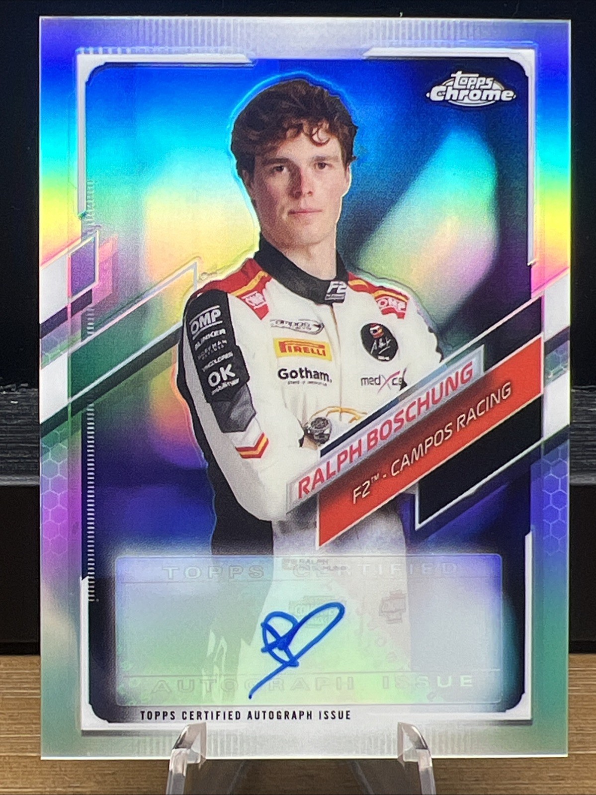 03/401 Ralph Boschung Autograph CA-RB - 2021 Topps Chrome Formula 1 F2