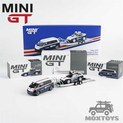 MINI GT 1:64 Dakar #718 ID. Buzz Centrum Gelderland Roughroads Set Model Car