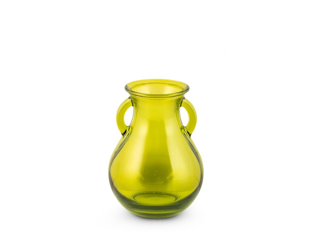 H&H Recycled Glass Vase Green 16 Cm