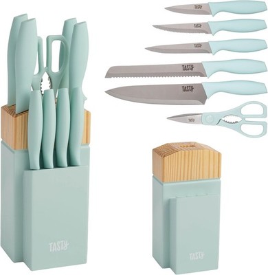Kitchen Knife Set with Blo, Cutlery Set includes Chef, Bread,