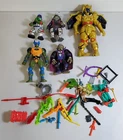 C-195 VINTAGE LOT OF 80/90'S TEENAGE MUTANT NINJA TURTLES FIGURES & ACCESSORIES!