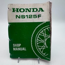 Honda NS125F Genuine Factory Workshop Manual ? Binder Edition