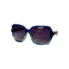 Unbranded JH15853-2 Oversize Sunglasses Blue Color Fade 61  17-139 NEW
