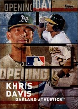 2018 Topps Opening Day Insert Blue #OD24 Khris Davis - BB