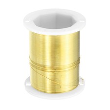 28 Gauge Copper Wires for Jewelry Making, 1 Roll 38m Gold Tone
