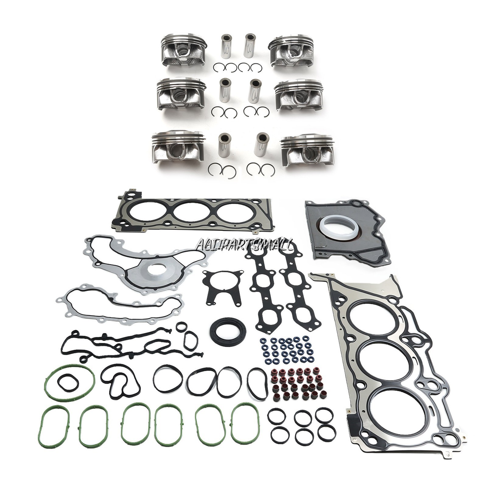 Engine Pistons Gaskets Overhaul Rebuild Kit Fit For Maserati M156D M157 3.0T