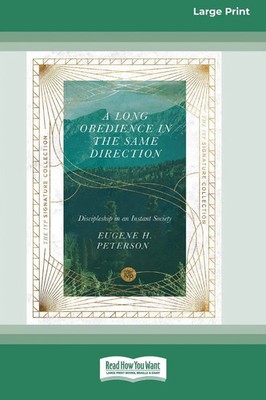 A Long Obedience in the Same Direction Eugene H. Peterson Taschenbuch Englisch