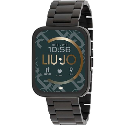 Smartwatch LIU JO LUXURY VOICE SLIM SWLJ086 Edelstahl Schwarz Touchscreen