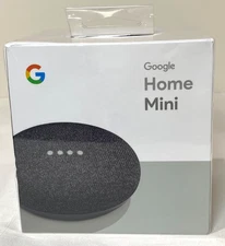 Google Home Mini Smart Assistant - Charcoal (GA00216-US) NEW SEALED
