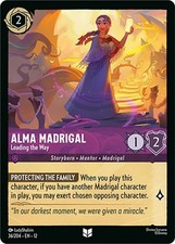 x4 Alma Madrigal - Leading the Way - 36/204 - Uncommon Lorcana DLC12 Wilds Unkno