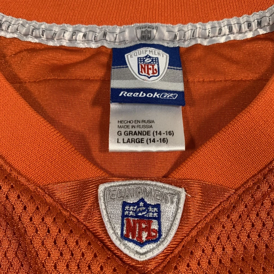 Винтажная футболка Reebok Miami Dolphins Ricky Williams оранжевая альтернативная молодежная большая - Изображение 4 из 4