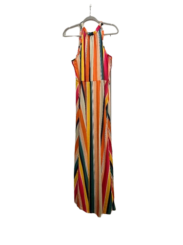 Brand New-Styleword Stripe Multicolor Halter Maxi Dress Sz Xl - Picture 8 of 8