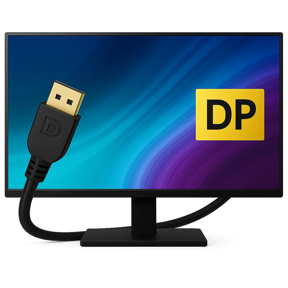 6ft DisplayPort Cable – 8K Ultra HD, Gold-Plated, Durable, Long-Lasting - Image 3 of 4