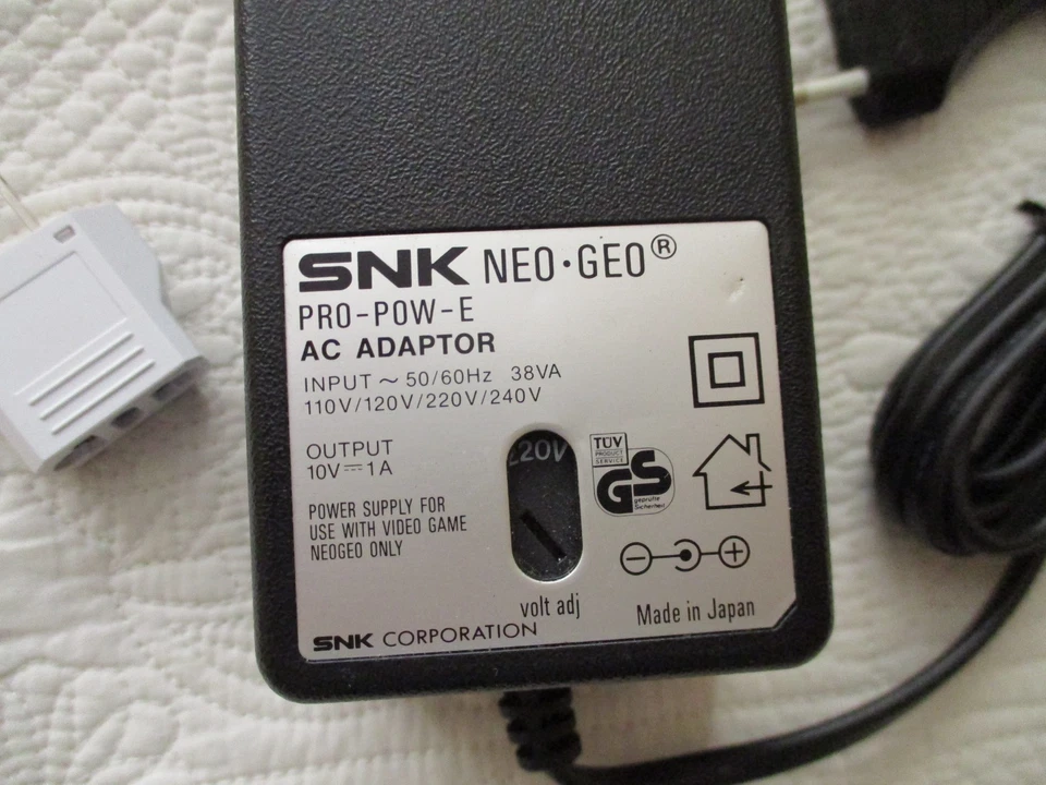 NEO GEO CD AC Adapter Power Supply - Model: POWCD-E - For EUR Console - NEW - Image 2 of 4