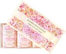 Greenwich Bay Trading Co. Shea Butter Soap, Rosewater & Jasmine, 3 Pack 12.9 Oz