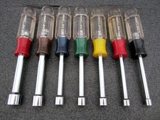 Vintage Craftsman 7pc Sae Nut Driver Set 4196 Made In Usa Vintage Craftsman 7pc Sae Nut Driver Set 4196 Made In Usa