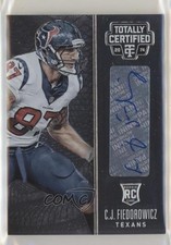 2014 Panini Totally Certified Rookie Signatures CJ Fiedorowicz #126 Auto ly9