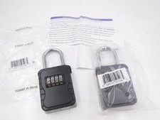 2 Pack Vault Locks 4 Digit Door Combo Hide A Key Hanging Realtor Lockboxes 3200