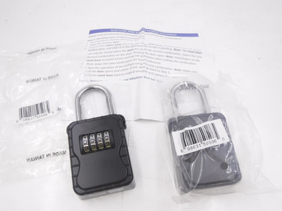 2 Pack Vault Locks 4 Digit Door Combo Hide A Key Hanging Realtor Lockboxes 3200
