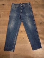 Vintage USA MADE Levi's 550 Jeans 38x32 Tag 36x31.5 Measured Medium Wash