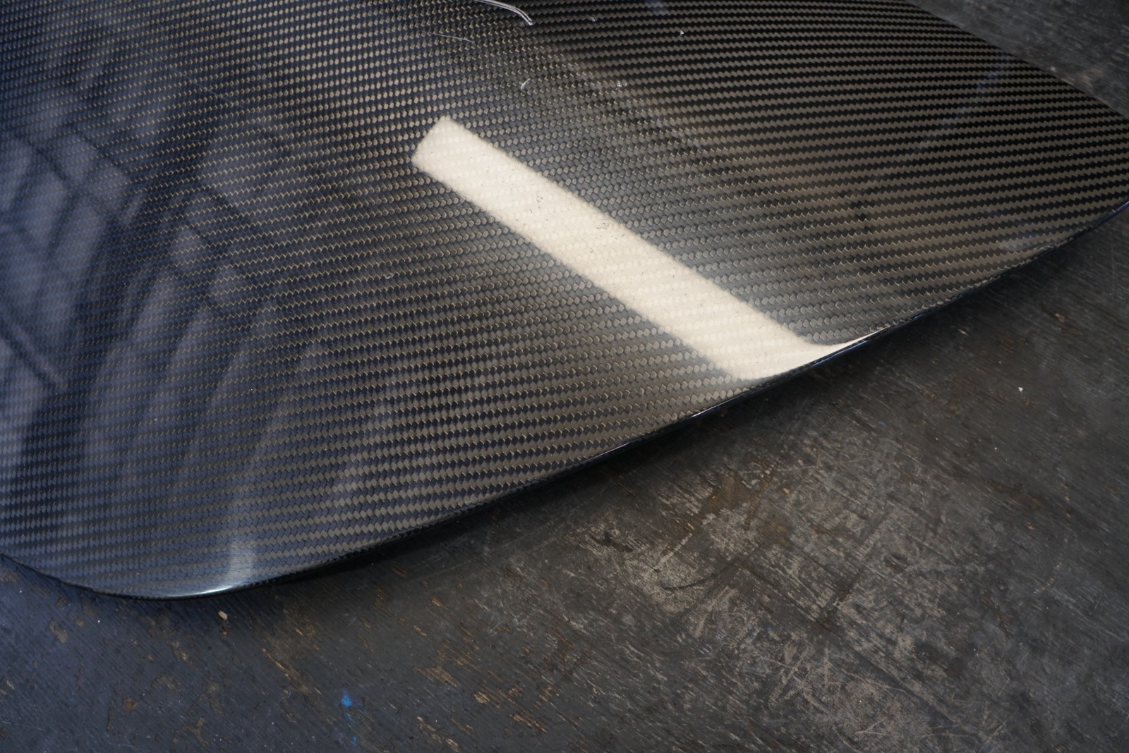 2017 - 2023 AUDI R8 4S REAR LEFT LOWER CARBON FIBER QAURTER TRIM OEM 4S8853337H