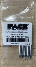 Pace 1121-0830-P5 Soldering Tip, Long Life, 0.016", Bent Conical Sharp, 5/Pkg