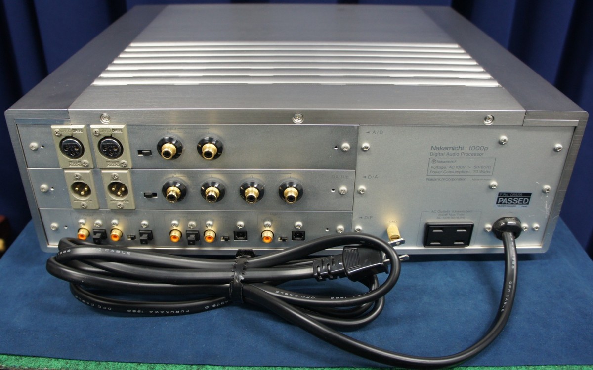 Nakamichi 1000P PRO Digital Audio Processor DAC 100V USED JAPAN