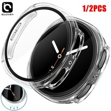 Tempered Glass Protector Screen Case Cover for Samsung Galaxy Watch 8 9 40/44mm