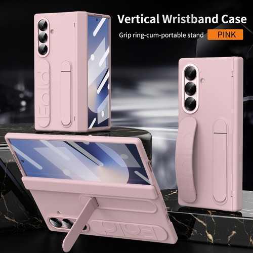 For Samsung Galaxy Z Fold 7 Luxury Case Glass Protector KickStand Hard PC Cover - Picture 7 of 18