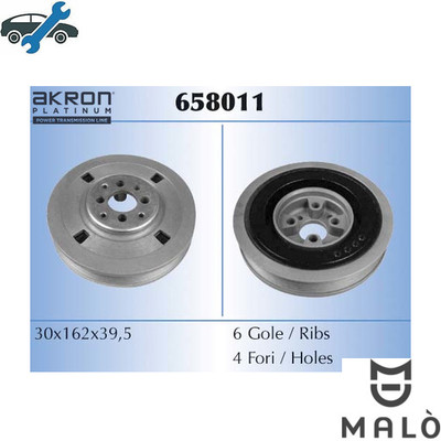 BELT PULLEY CRANKSHAFT 658011 FOR VW VENTO GOLF/III/Cabriolet TRANSPORTER/T4