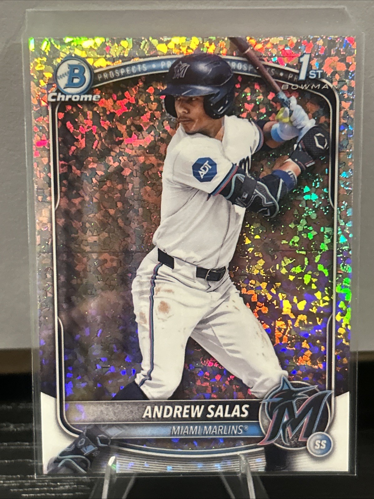 2025 Bowman Chrome Andrew Salas Mini Diamonds Refractor 1st Prospect #BCP-156