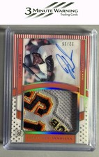 2020 Panini National Treasures #187 Jaylin Davis Rookie Material Signatures #/25