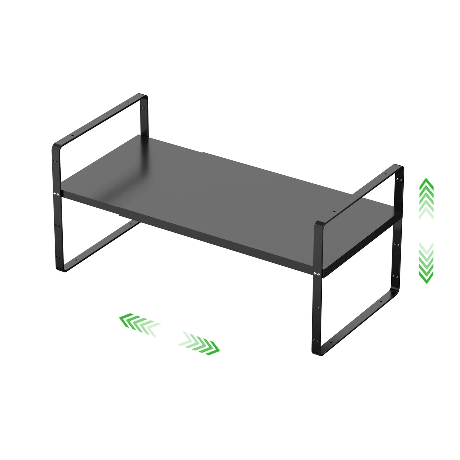 Expandable Cabinet Storage Shelf Stackable Organizer Rack for Kitchen Bathroo...