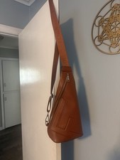 Tracolla uomo Fendi Roma marrone cinturino monogramma