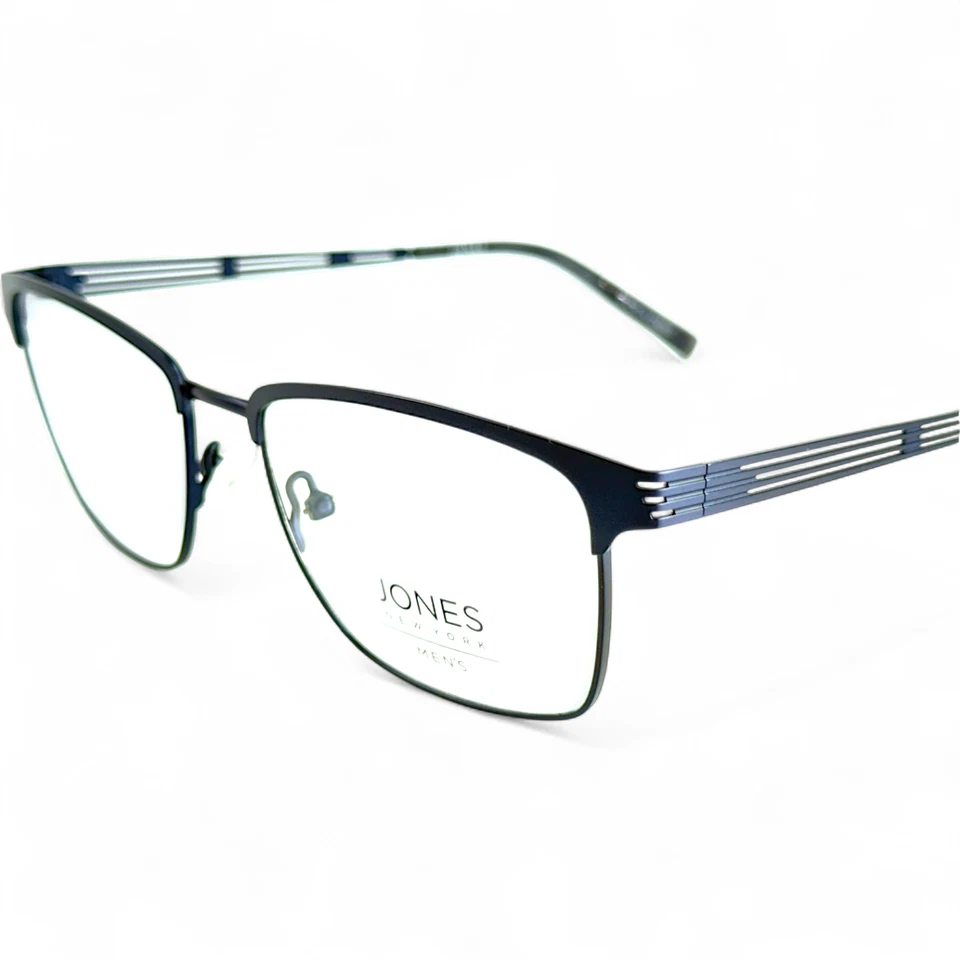 Jones New York VJOM372 Mens Metal Eyeglass Frame Navy 53-17 - Image 2 of 4