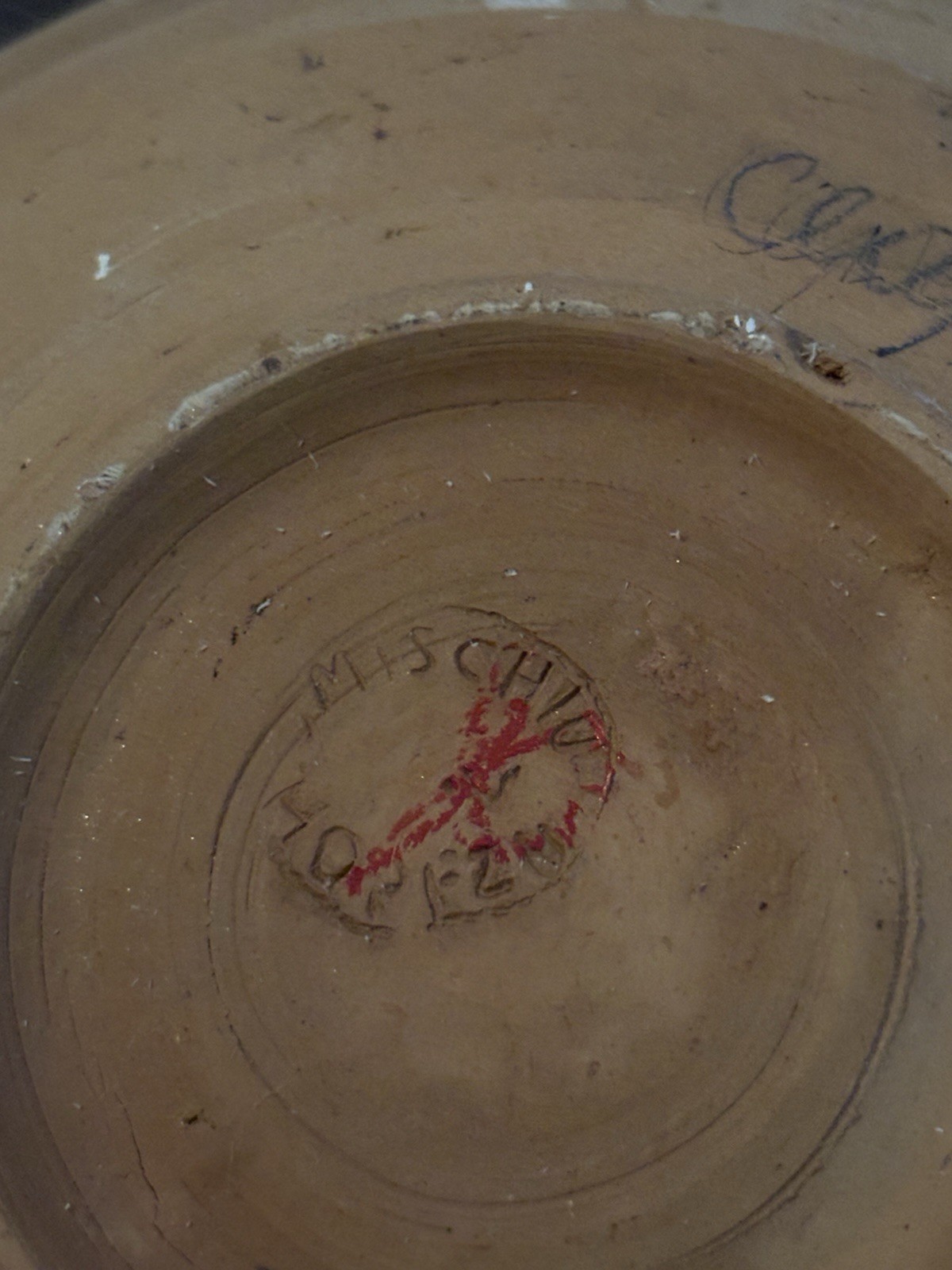 Romanian Horezu Ceramic Dish Clay Decorative Plate Handmade Pottery 7”