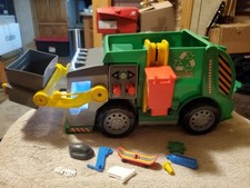 Maxx Action Trash City Garbage Truck w/ Recycling Bin, Can  Garbage Tested