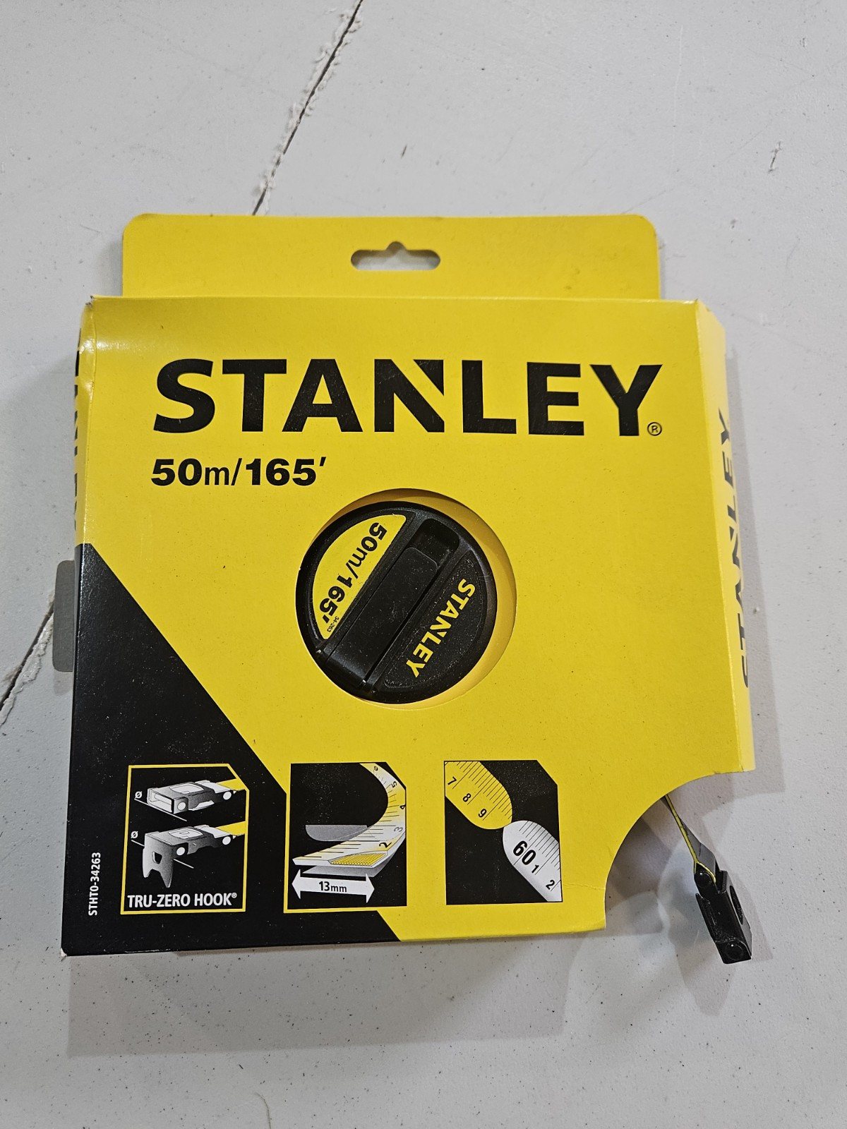 Stanley 165ft 50 Meter Measuring Tape New 