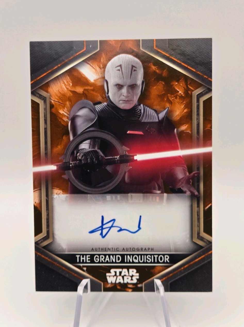 2023 Topps Star Wars Obi-Wan Kenobi Rupert Friend Auto A-RP /50 Grand Inquisitor