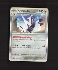 Archaludon 107/142 Corona Stellare Holo Carta Pokemon Rara LP