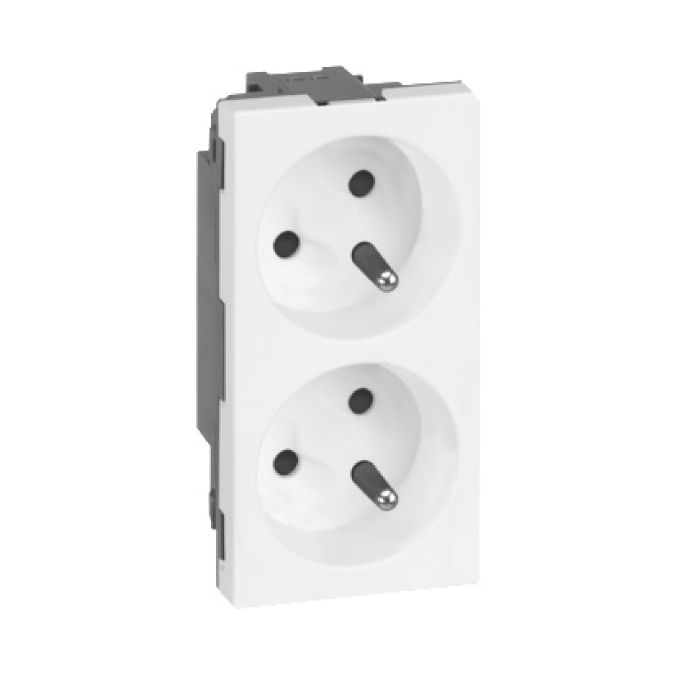 Double socket with/u 2x230V 16A Simon connect 50000458-030
