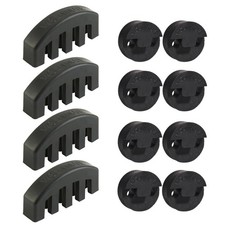 Violin Mute, 12 Pcs Rubber Violin Practice Mute Set for Violin and Small Viol...