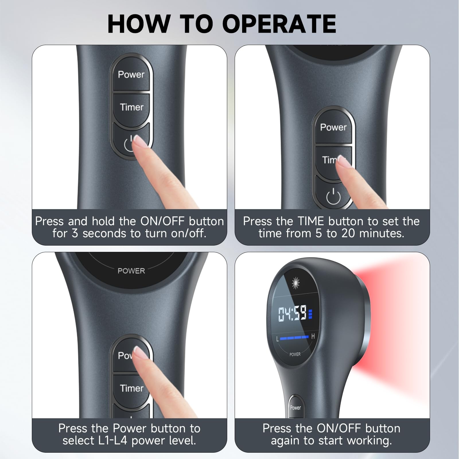 Red Light Therapy for Body, Infrared Light for Joint, Muscle Pain ReIief with...