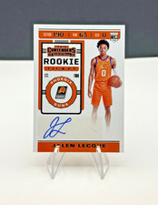 2019-20 Panini Contenders Ticket Jalen Lecque #149 Rookie Auto RC Phoenix Suns
