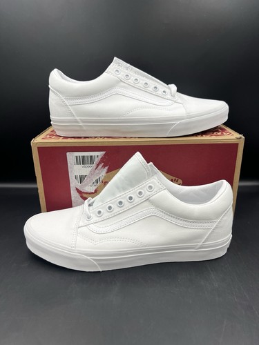 Men’s Vans Classic Old Skool Skate Shoes - Uk Size 8 - White