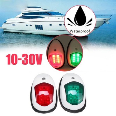 Signalleuchte Navigationslicht Ersatz Fahrzeug weiß 180G 1 Paar ABS + LED
